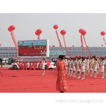 Full Color Aluminum P10 IP65 Electronic Led Mobile Billboar